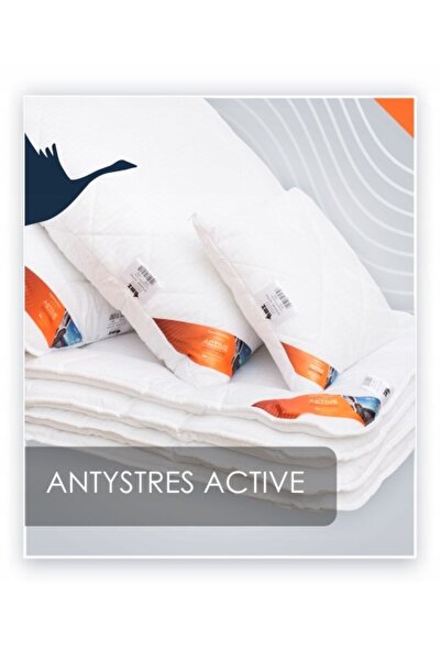 NO BRAND Pernă antialergică 50x60 Anti-stres netedă 450g albă AMZ