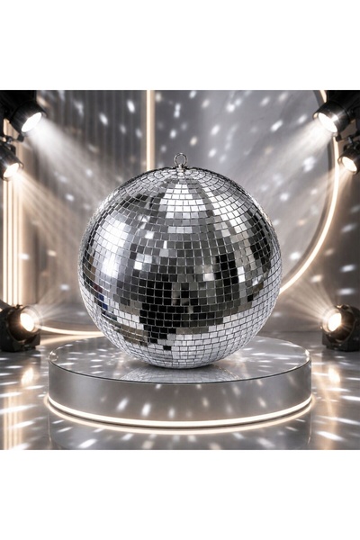 NO BRAND Glob disco cu oglinzi Light4Me 20cm