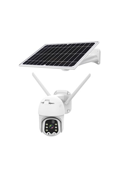 Kruger&Matz Cameră rotativă de exterior solară Tuya Wi-Fi Connect C90