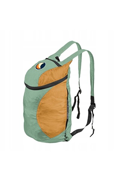 NO BRAND Rucsac pliabil Ticket To The Moon Mini Rucsac 15 l - verde jad / nisip