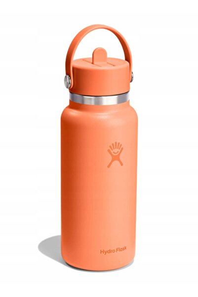 NO BRAND Termos Hydro Flask cu gură largă și capac cu pai, 0.94l - Nectar