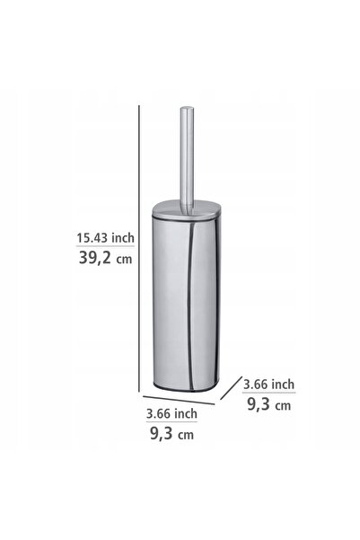 Wenko Perie de toaletă din oțel inoxidabil ALASSIO 39,2 cm