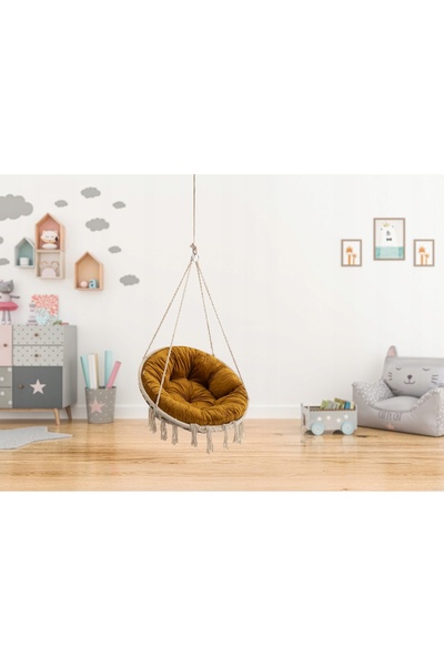 NO BRAND Pernă mare pentru leagăn, pernă rotundă pentru cuibul de stork, 92x9...
