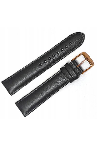 JORDAN KERR Curea din piele neagră netedă pentru ceas Adriatica 20 mm ADR20.0...