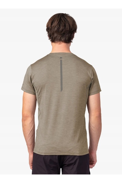 NO BRAND Tricou cu uscare rapidă Hannah Pelton II – timber wolf mel XL