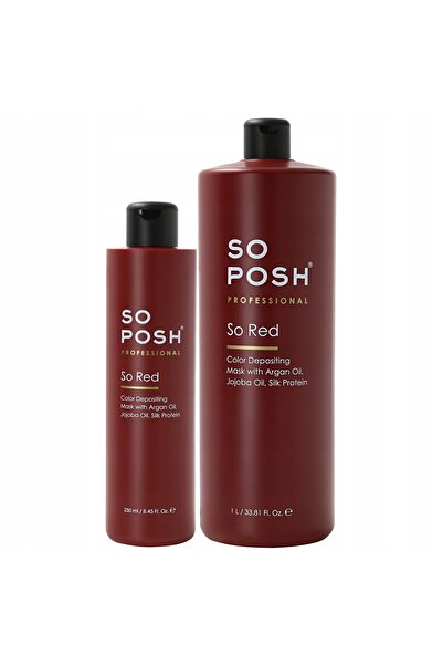 NO BRAND So Posh So Red mască colorantă profesională pentru păr roșu 1L