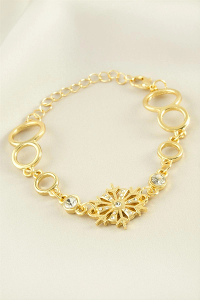 SORA GROUP Snowflake Stone Bracelet