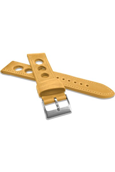 NO BRAND Curea din piele vintage OCHRE pentru smartwatch 22 mm LAVVU LSMUO