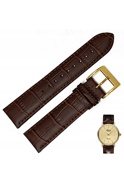 JORDAN KERR Curea de ceas din piele naturală maro Atlantic Seacrest 22 mm cro...
