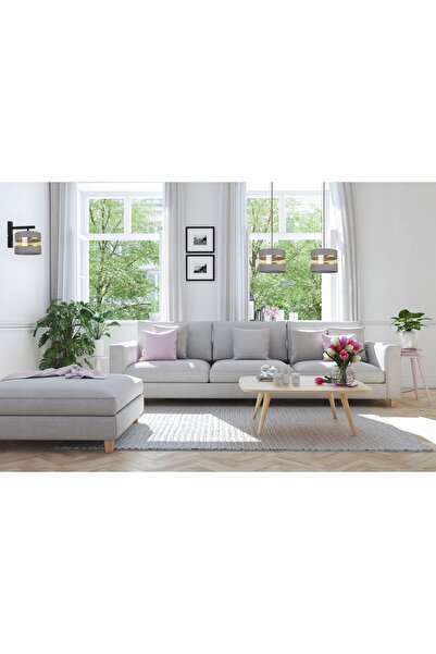 NO BRAND Aplică de perete cu abajur elegant auriu 20 cm