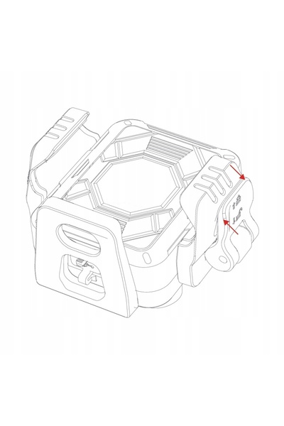 NO BRAND Suport încărcător motocicletă anti-vibrații 15W QI USB-C PD 33W Cameră