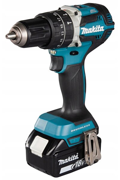 Makita DHP484RTE Mașină de găurit și înșurubat cu percuție, fără fir, 18V, 2x...