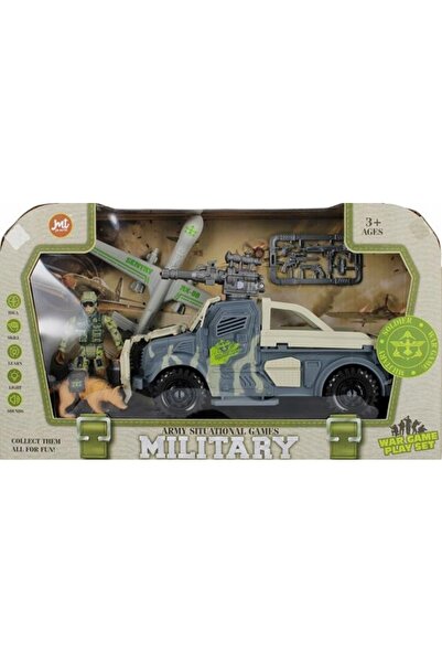 Mega Creative MAȘINĂ MILITARĂ CU ACCESORII 523007