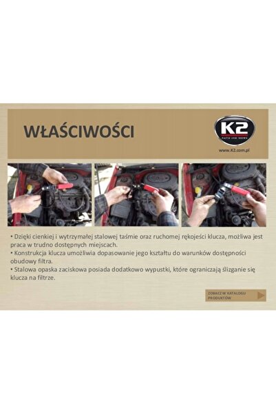 K2 Set de chei universale pentru filtre de ulei și combustibil