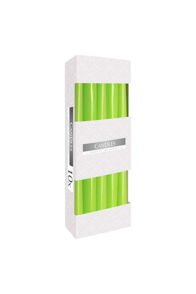 BISPOL Set 3 x 10 Lumanari Conice Verde Mar