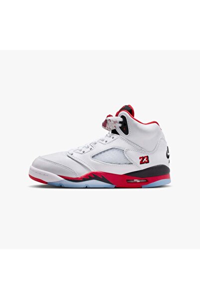 JORDAN 5 Retro Fire Red Black Tongue (2025) (GS)
