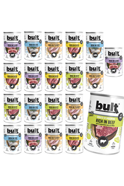 Bult Hrană umedă completă pentru câini, arome asortate, conservă 20x400g, făr...