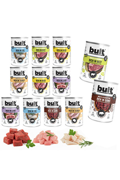 Bult Hrană umedă completă pentru câini, arome asortate, cutie 12x400g