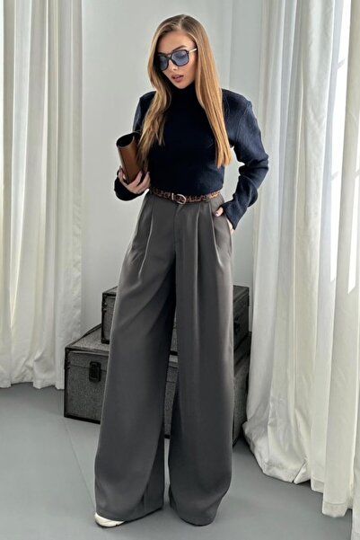Generic Brand Smoked Pleated Comfort Pants
