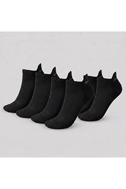 GymBeam Șosete Tab, pachet de 3, negre, mărimea S