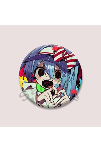 Choice61 32mm style 13 Kawaii Virtual Singer Mik Round Shape Badge Snap-in Ca...