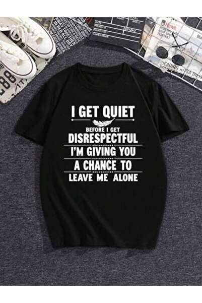 21JNRY Women's "Before You Disrespect Me, I'll Stay Silent" Funny Cartoon Let...