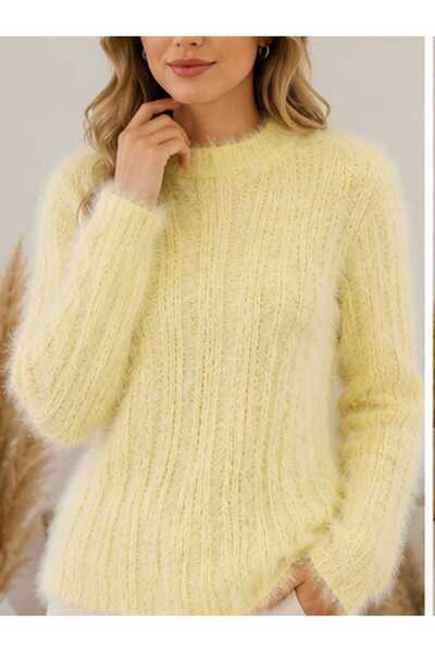 ASEZ BUTİK ZERAFETİN ADRESİ Asez Boutique Women's Bearded Knitwear Sweater Cr...