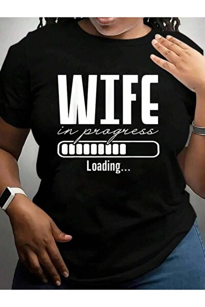 NOURAM تي شيرت Wife In Progress Engaged Engagement Announcement Married T-Shi...