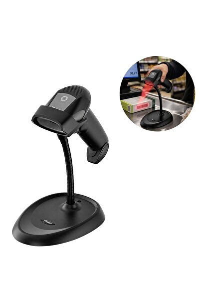 Tiwox Vs-333 1D Laser Wired USB Barcode Scanner + Stand