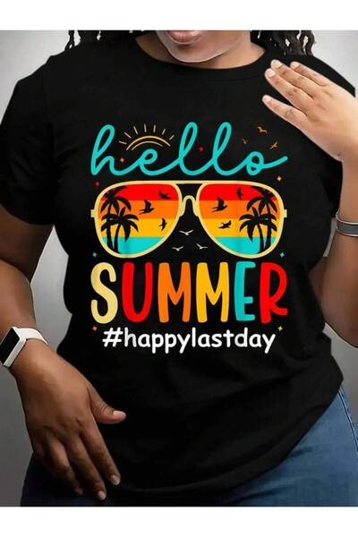 NOURAM Hello Summer Happy Last Day Of Teacher Student Back To School Black Gr...
