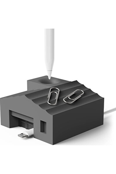 Elago Home Stand - Βάση Premium Σιλικόνης για Apple Pencil / Γραφίδα - Dark Grey