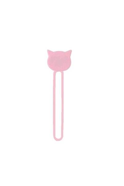 OEM Organizator de cabluri din silicon, universal, roz, 9,5 cm