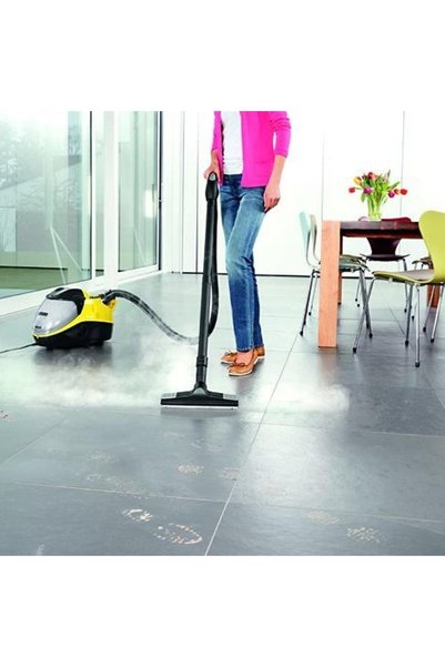 Karcher SV 7 Buharlı Temizlik Robotu, Vakumlama, Kurulama, 4 Kademeli Filtre, Sarı - PH