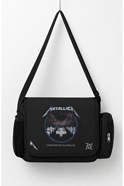 Fuddy Moda Unisex Rock Band Metallica Master of Puppets Printed Messenger Bag