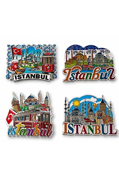 Store İstanbul Temalı Silikon Magnet 10 x 6,5 Cm – Dekoratif İstanbul Hatıras...