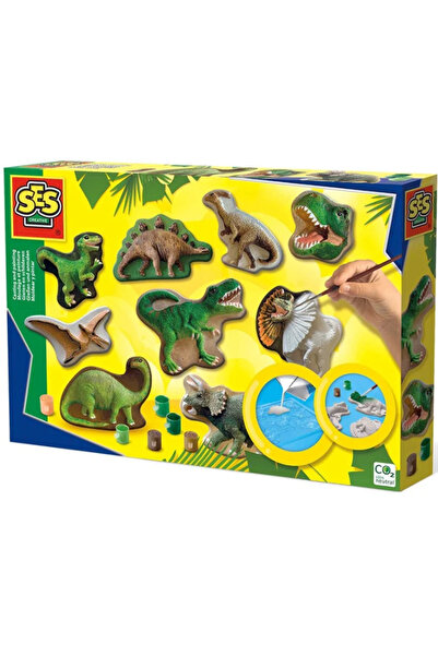 SES Creative Casting and painting Dinosaur world (S01403)