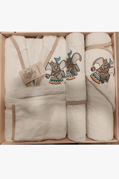 Özdilek Dumbo Circus Disney Licensed Newborn Baby Set Beige