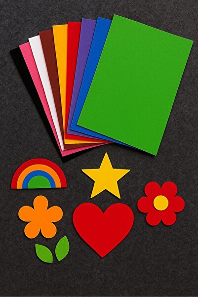 20 Adet Keçe Karışık Renk (10'lu X 2 Paket) - A4 Boyutunda 20x30 Cm.