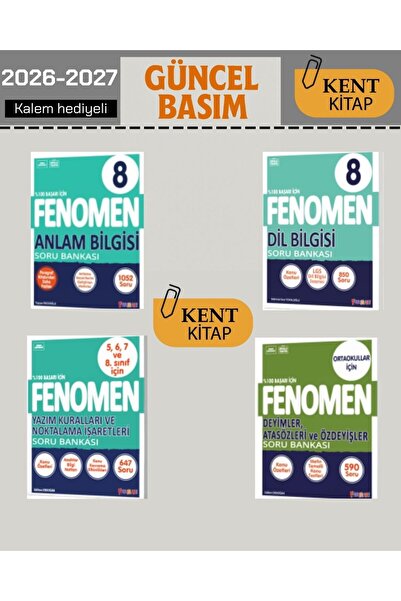 Fenomen Yayıncılık FENOMEN 8.SINIF DİL BİLGİSİ - DEYİMLER VE ATASÖZLERİ - ANL...