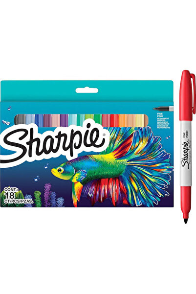 Sharpie Μαρκαδόρος Ανεξίτηλος σε Διάφορα Χρώματα