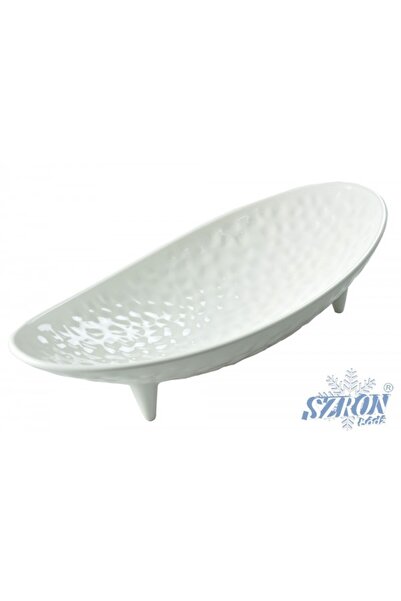 NO BRAND Bol semirotund, mare, din melamină, 56 cm, cu picioare, pentru fruct...