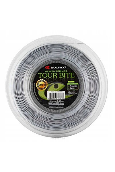 NO BRAND Coardă de tenis Solinco Tour Bite Soft gri 1.30 rolă 200m