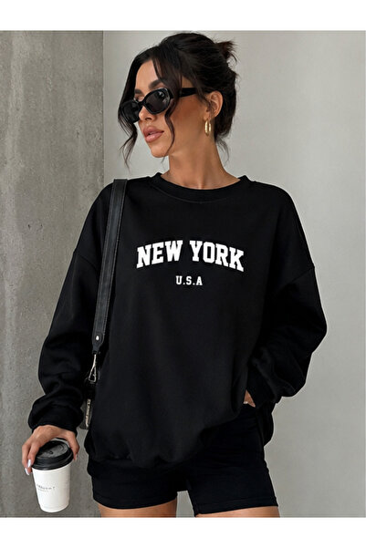 COMANCHERO Unisex Νέα Υόρκη Κλασικό χειμερινό φούτερ με στάμπα μπροστά-πίσω κ...