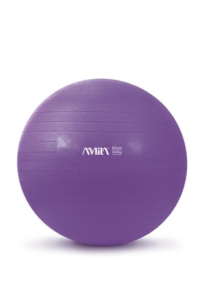 Amila Μπάλα Γυμναστικής 55 cm - Μωβ