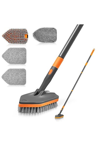 Generic Brand Shower Cleaning Brush, Tub Tile Cleaner Scrubber with Telescopi...