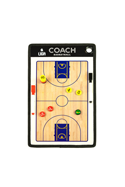 Liga Sport ΠΙΝΑΚΑΣ ΤΑΚΤΙΚΗΣ ΜΠΑΣΚΕΤ 23cm*38cm (BASKETBALL TACTIC BOARD) LIGAS...