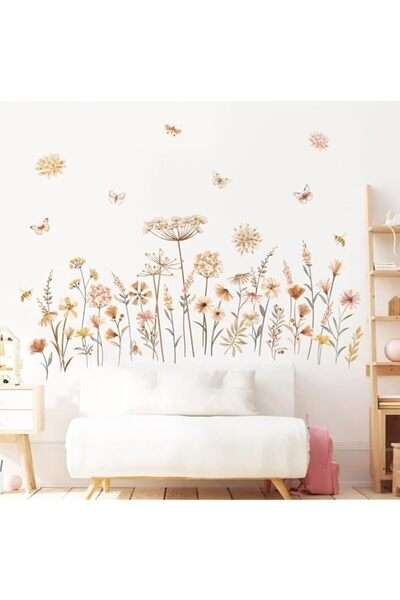 Generic Brand decalmile Boho Flower Wall Decals Wildflower Floral Dandelion G...
