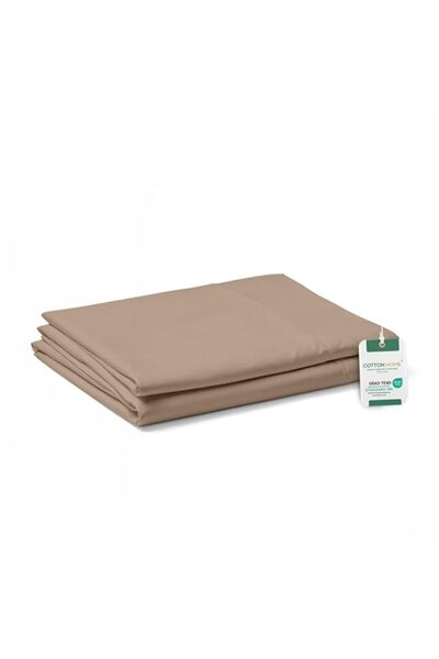 Generic Cotton Home 1 Pcs Flat Sheet Golden Queen Super Soft Microfiber Light...