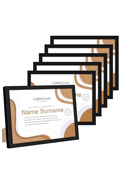 Generic Brand 8.5x11 Picture Frame Certificate Document Frame with Clear Plex...