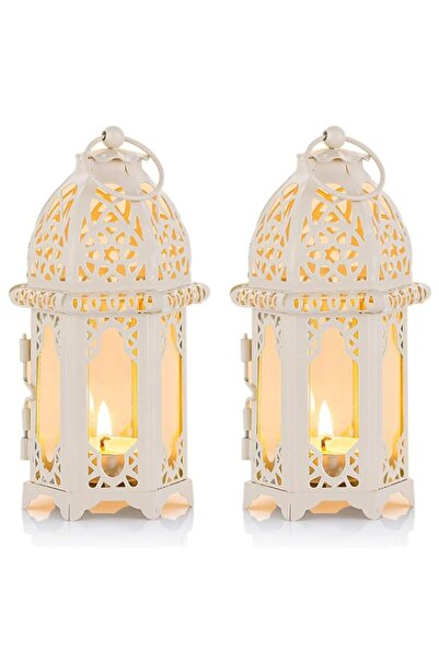 Generic Nuptio Ramadan Tealight Candle Holder: 2 Pcs Metal Small Sized Weddin...